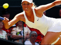 Sharapova'dan erken veda!