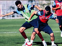 Davraz'da çifte idman