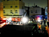 Düğün çadırında felaket