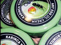 Tüy dökücüden böcek larvaları çıktı