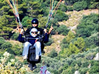 Havada evlilik teklifine havada cevap