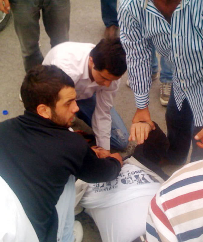 Üniversite yolunda feci kaza