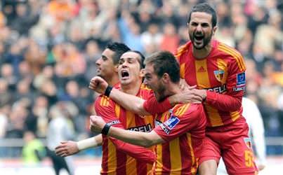Kayseri yeniden zirvede