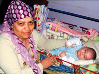 Tedavi için kumaya katlandı