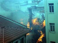 Bursa'da yangın paniği