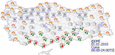Kuvvetli yağış geliyor dikkat! - HARİTALI-4