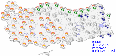 Yılbaşında hava nasıl olacak?-HARİTALI!-2