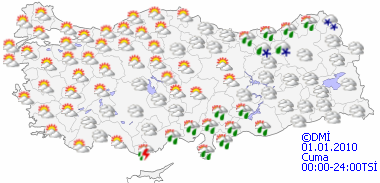 Yılbaşında hava nasıl olacak?-HARİTALI!-3