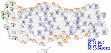 Yağış ve lodosa dikkat!-HARİTALI-1