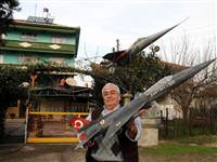 6,5 metre uzunluğunda "F-16 uçağı"