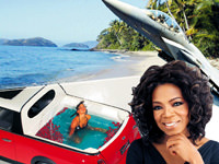 Sevgilisi için ada kiraladı