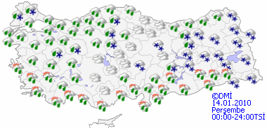 Meteorolojiden sağanak yağış uyarısı-HARİTALI-1