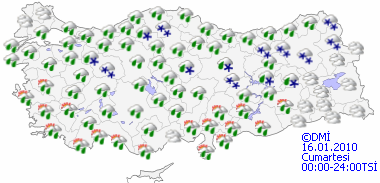 Haftasonu yağışlara dikkat-HARİTALI-1