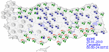 Haftasonu yağışlara dikkat-HARİTALI-5
