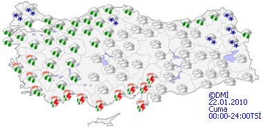 Marmara'ya kar geliyor- HARİTALI-5