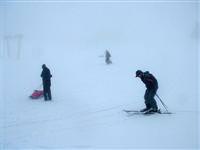 Uludağda kar 2 metreyi geçti