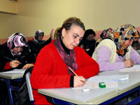 Veliler sınavda