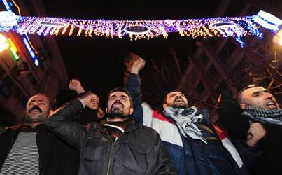 Tekel işçilerine Polis engeli