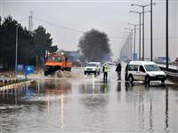 Kapıkule yolu sular altında!