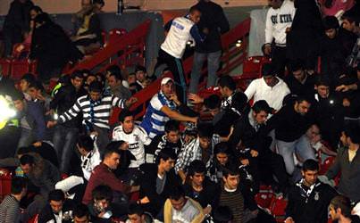 Beşiktaş maçında olaylar çıktı