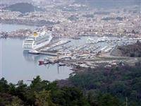 Lüks yolcu gemisi Marmaris'te...