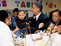 First Lady'nin annesi Beyaz Saray'ı sevdi