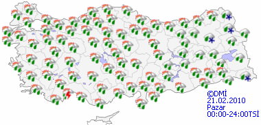 Şiddetli yağış uyarısı - HARİTALI-4