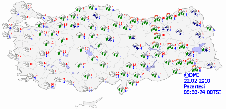 Yağış ve rüzgara dikkat! - HARİTALI-1