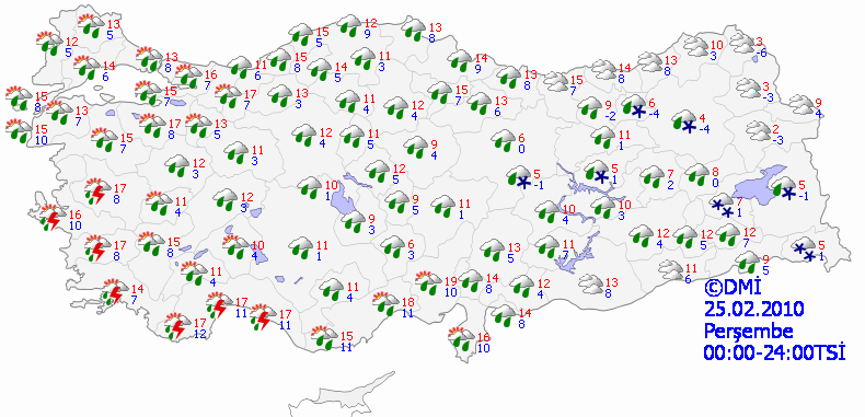 Yağış ve rüzgara dikkat! - HARİTALI-4