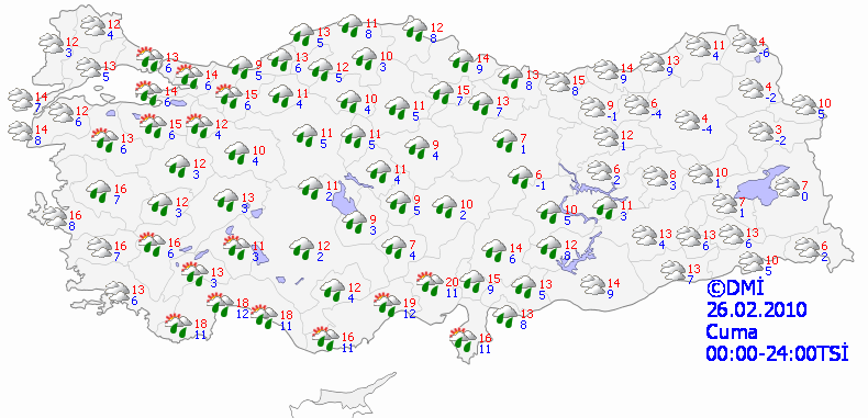 Yağış ve rüzgara dikkat! - HARİTALI-5