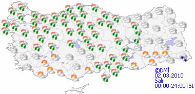 Sıcaklık 6 derece artacak-HARİTALI-2