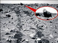 Mars'ta bir goril mi var
