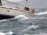 Bodrum'da fırtına felaketi