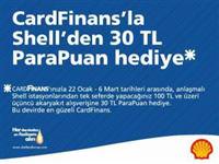 Cardfinans Shell'de kazandırıyor