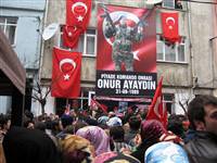 Şehidimize son veda