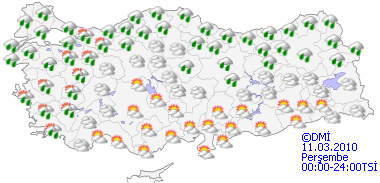 Kuvvetli fırtınaya dikkat!-HARİTALI-2
