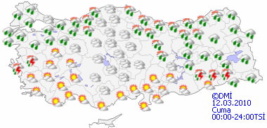 Yağış ve rüzgara dikkat! - HARİTALI-2