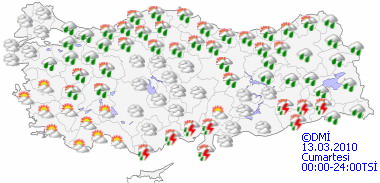 Yağış ve rüzgara dikkat! - HARİTALI-3
