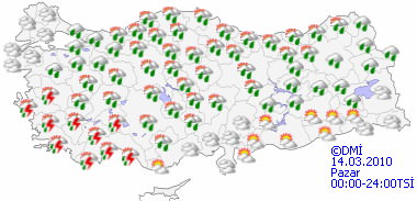 Yağış ve rüzgara dikkat! - HARİTALI-4