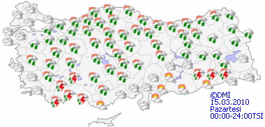 Yağış ve rüzgara dikkat! - HARİTALI-5