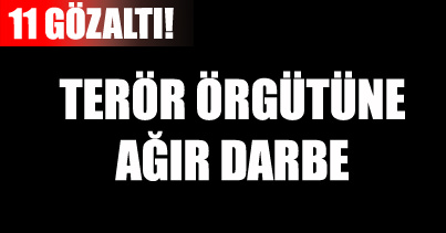 Trabzon'da terör örgütüne ağır darbe