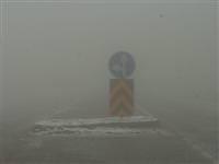 Bolu Dağı'nda kar ve sis