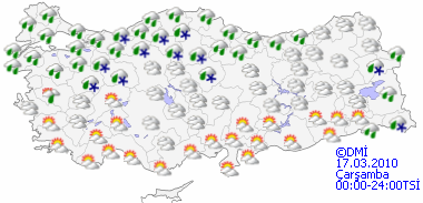 Marmara'ya kar geliyor-HARİTALI-1