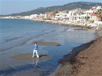 Deniz suyu 10 metre çekildi!