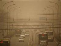 Çin'de kum fırtınası