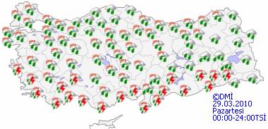 Yağışlar devam edecek-HARİTALI-1