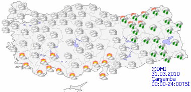 Hava sıcaklığı artacak-HARİTALI-2