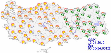 Hava sıcaklığı artacak-HARİTALI-1
