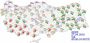 Hava sıcaklığı azalacak-HARİTALI-1