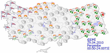 Hava sıcaklığı azalacak-HARİTALI-3